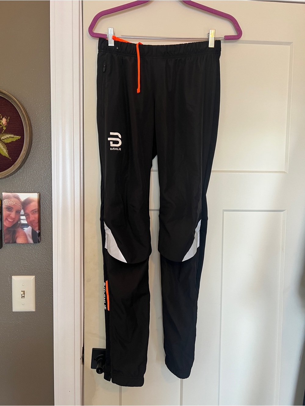 Bjorn Daehlie Cross Country Ski Pants Black & Orange